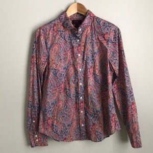 Liberty for J. Crew Peter Pan Collar Perfect Shirt